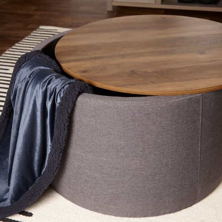 Living Co Upholstered Coffee Table The Warehouse Living Co Upholstered Coffee Table, Oversized Coffee Table Nz