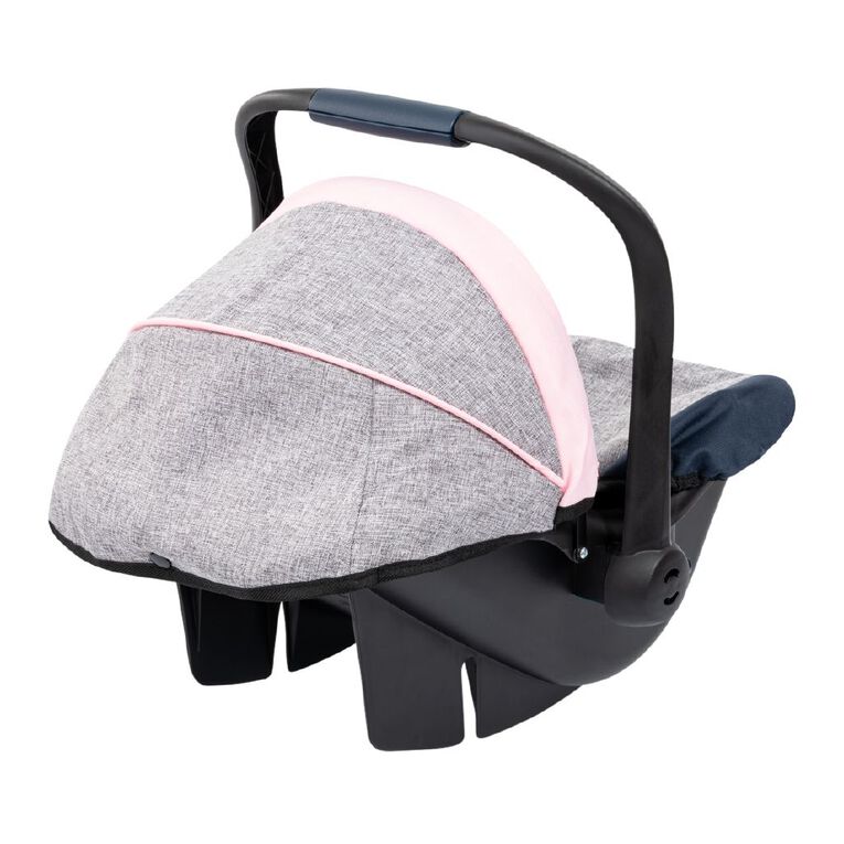 Bayer Deluxe Car Seat with Canopy Grey/Pink/Blue, , hi-res