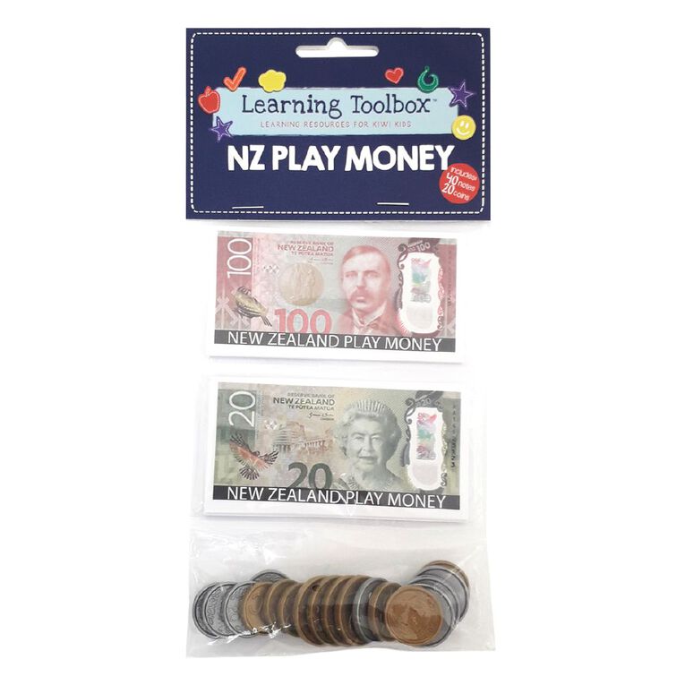 Learning Toolbox Play Money NZ Currency PBH, , hi-res