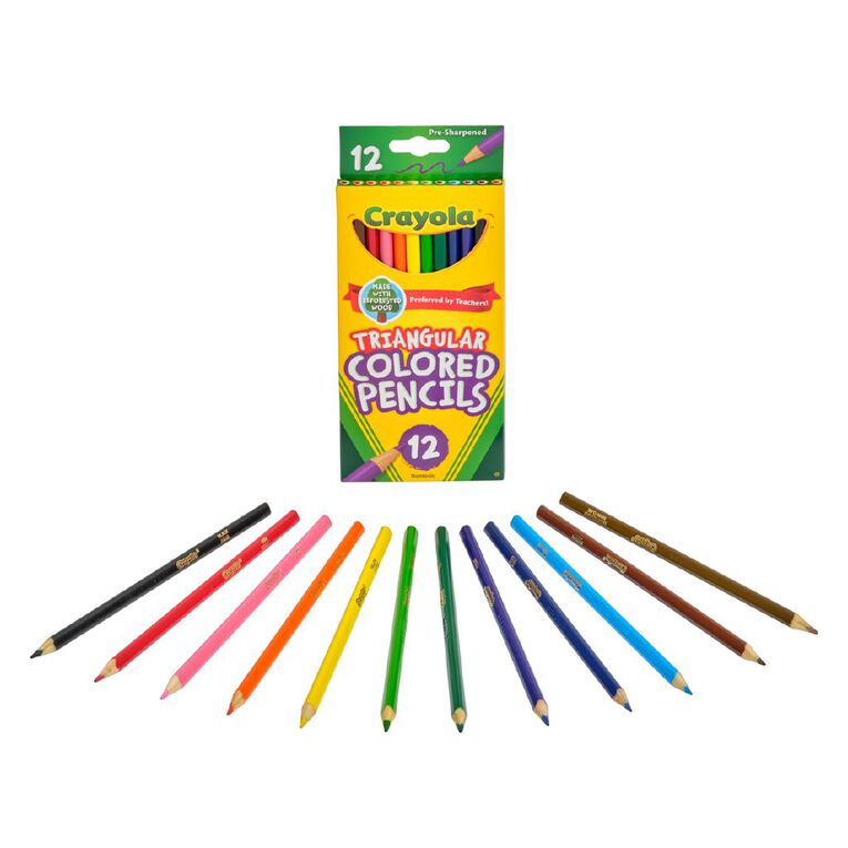 Crayola Triangular Pencils 12 Pack, , hi-res