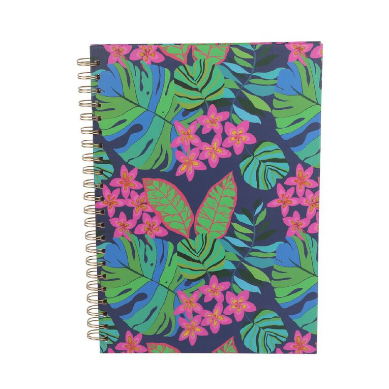 Uniti Adults Tropical Crush A4 Spiral Notebook, , hi-res