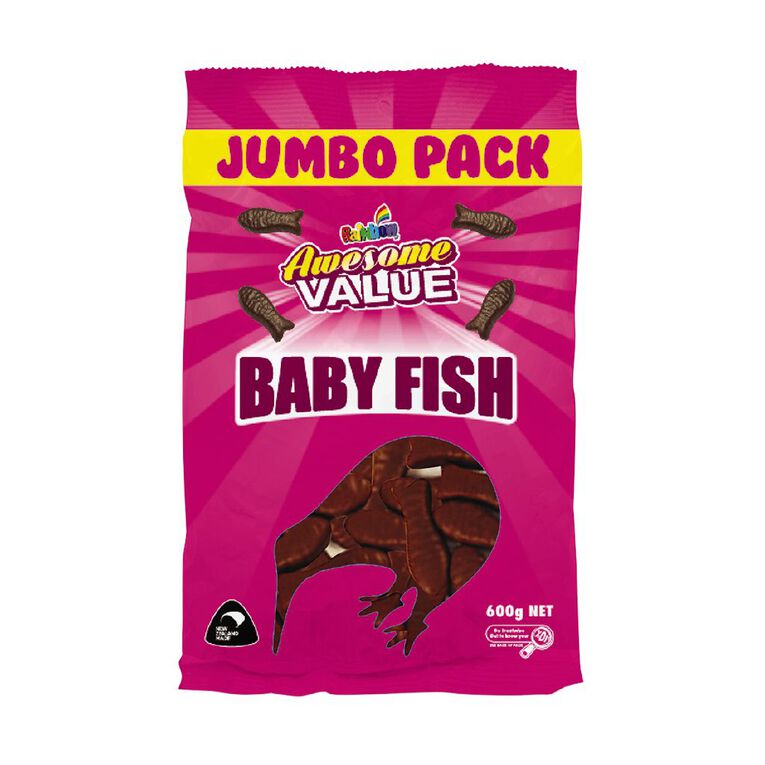Awesome Value Choc Baby Fish 600g, , hi-res