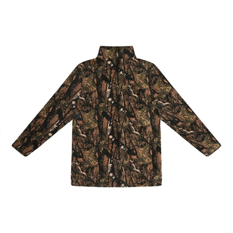 Back Country Kids' Fleece 1/4 Zip Sweatshirt, Khaki, hi-res