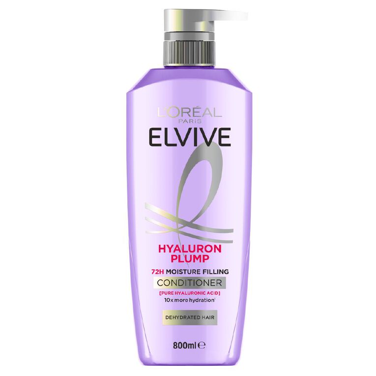 L'Oreal Paris Elvive Hyaluron Plump Conditioner 800ml, , hi-res