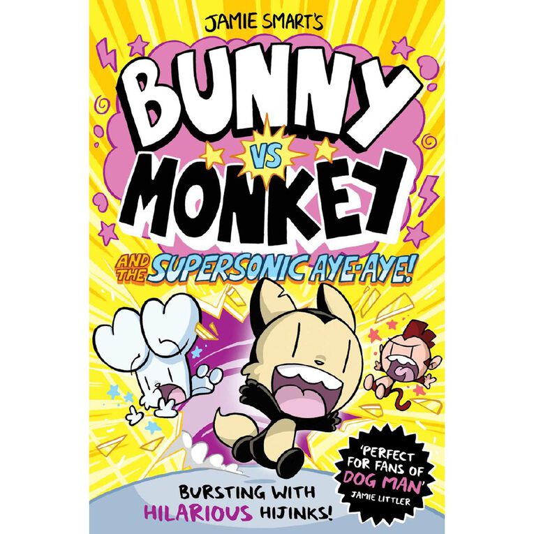 Bunny vs Monkey #4 And The Supersonic Aye-Aye by Jamie Smart, , hi-res