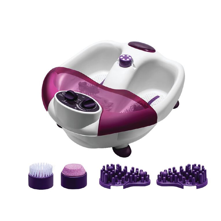 Living & Co Luxury Foot Spa Purple/White Purple/White The Warehouse