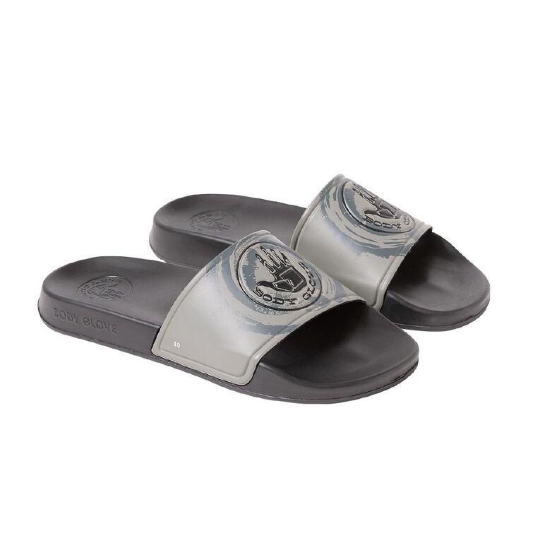 Body Glove Men's Slides, Grey, hi-res