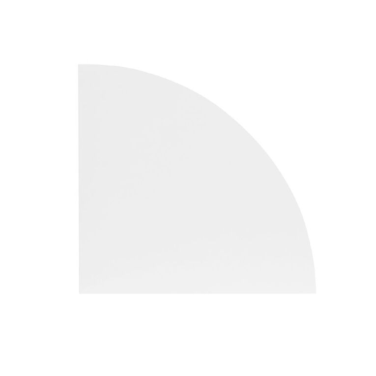 Living & Co Corner Wall Shelf White, , hi-res