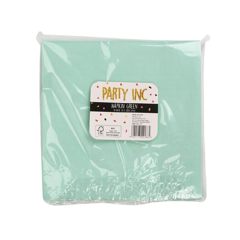 Party Inc Napkin Green 50 Pack, , hi-res