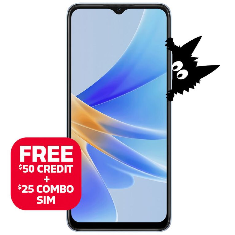 OPPO Warehouse Mobile A17 64GB Bundle Lake Blue, , hi-res