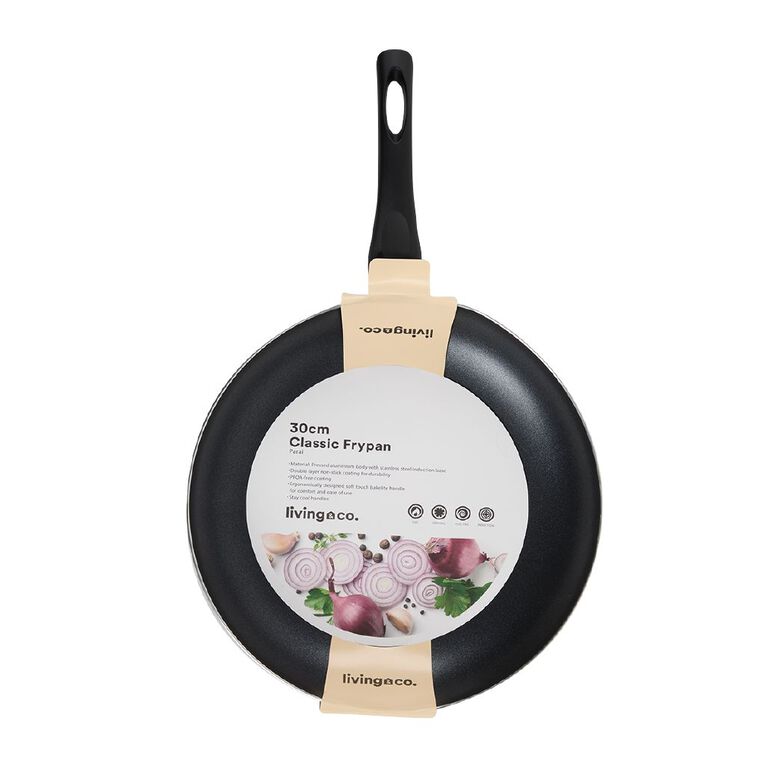 Living & Co Classic Frypan Sage 30cm, , hi-res