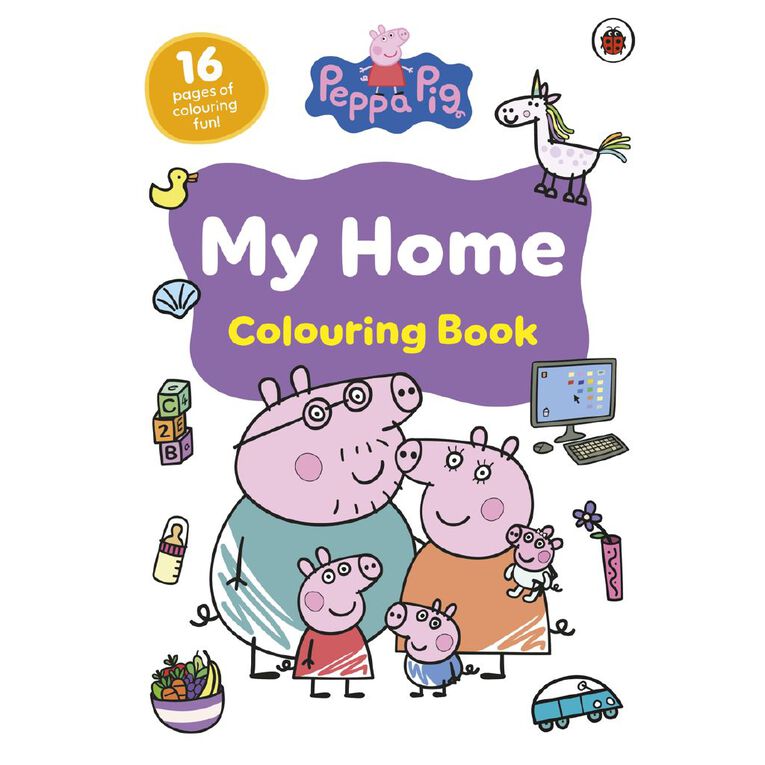 Peppa Pig: My Home Colouring Book, , hi-res