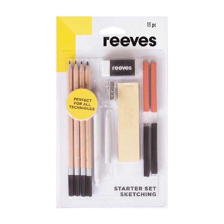 Reeves Sketching Starter Set 13 Piece, , hi-res