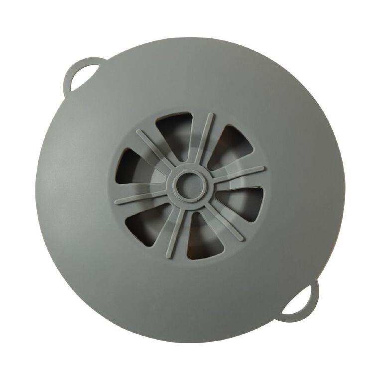 Living & Co Silicone Universal Lid Charcoal, , hi-res