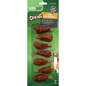 Vitapet BBQ Chicken Drumsticks Dog Treats 7 Pack