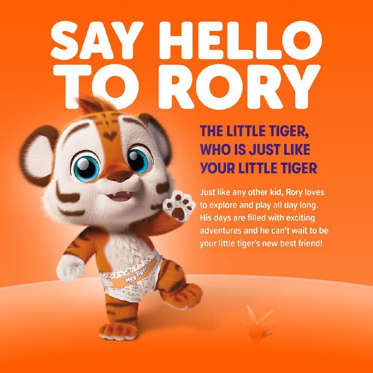 Hey Tiger Nappies Size 3 44 Piece, , hi-res
