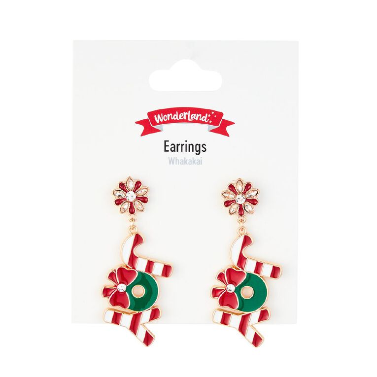 Wonderland Joy Christmas Earrings, , hi-res