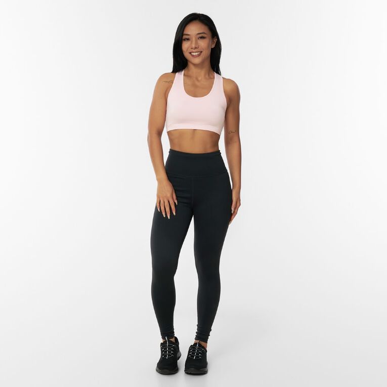 Active Intent Women's Active Plain Crop, Pink Light, hi-res