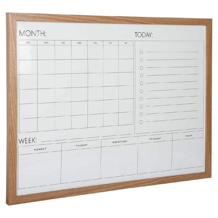 WS Whiteboard Month & Week Planner, , hi-res