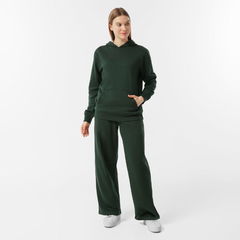 H&H Women's Essential Pullover Hoodie, Green Dark, hi-res