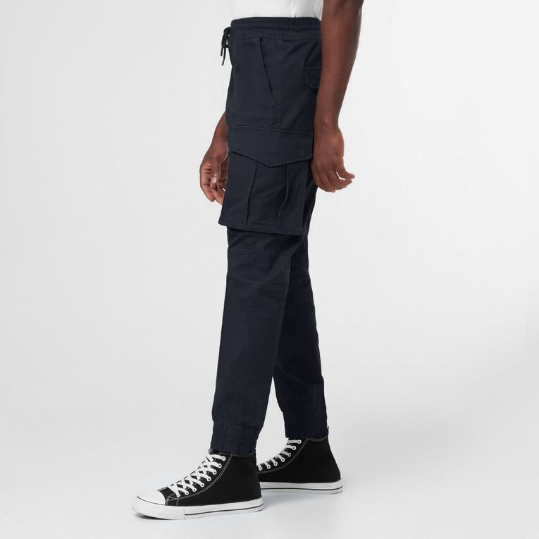 H&H Men's Cargo Joggers Grey Dark The Warehouse