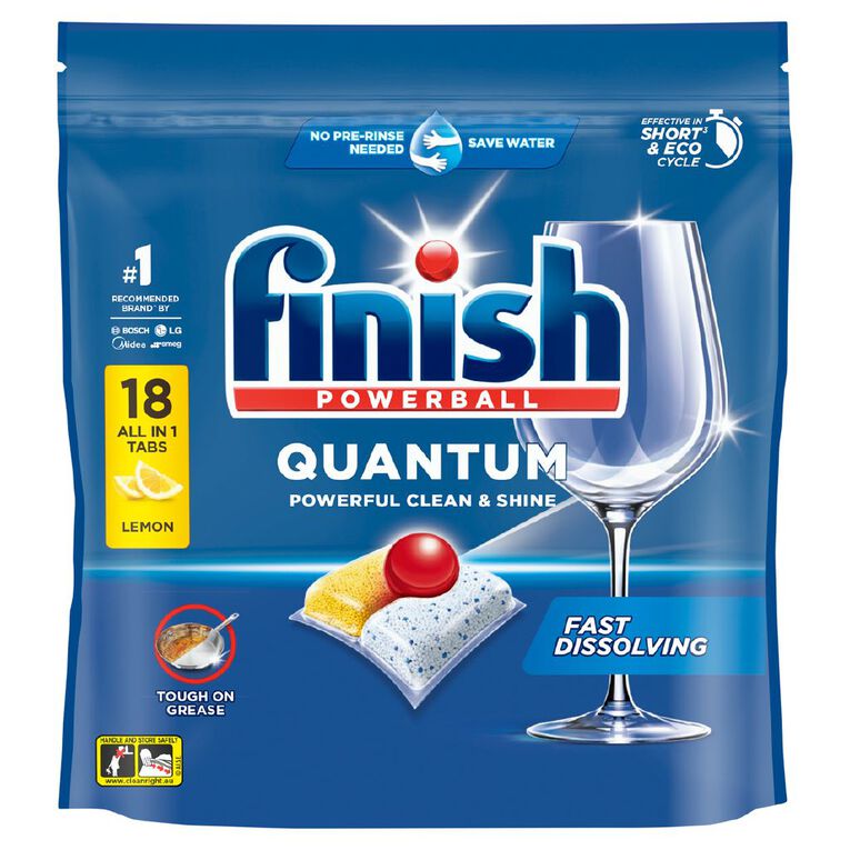 Finish Quantum Dishwash Tablets 18 Pack, , hi-res
