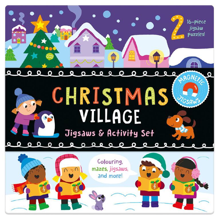 Magnetic Activity Set: Christmas Village, , hi-res