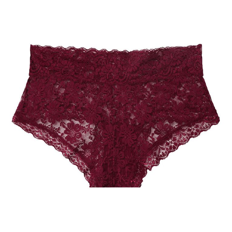 H&H Women's Poppy Boyleg Briefs, Red Dark, hi-res