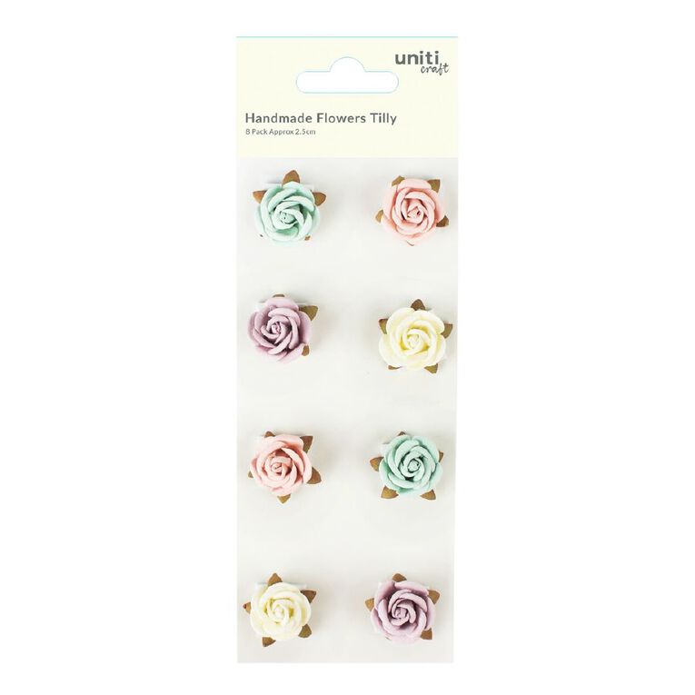 Uniti Handmade Flowers Tilly 8 Piece Multi-Coloured, , hi-res