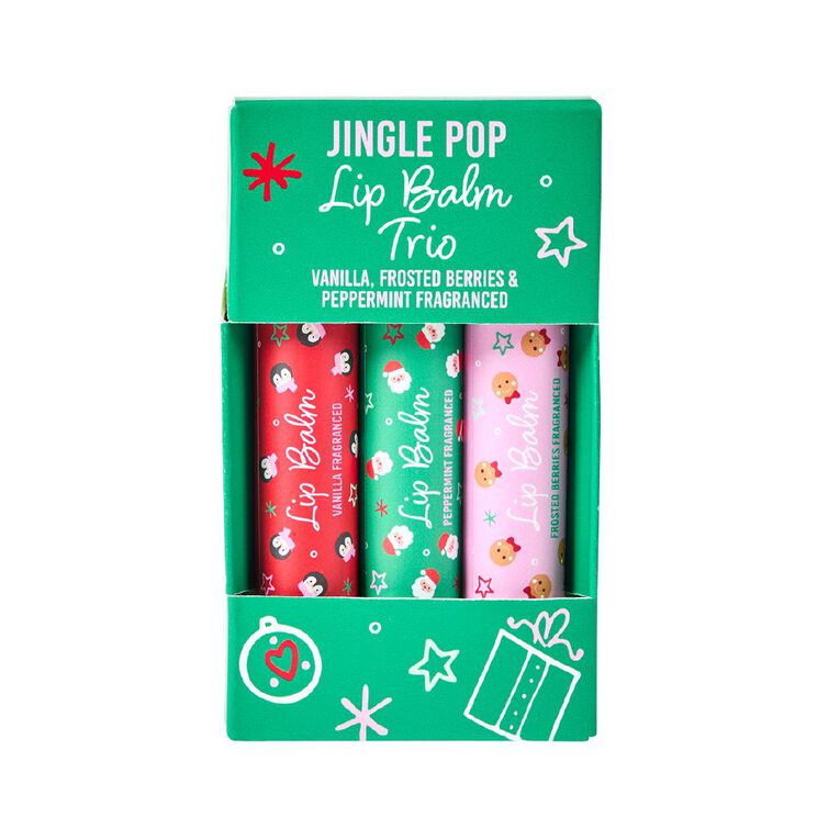 Jingle Pop Christmas Lip Balm Trio, , hi-res