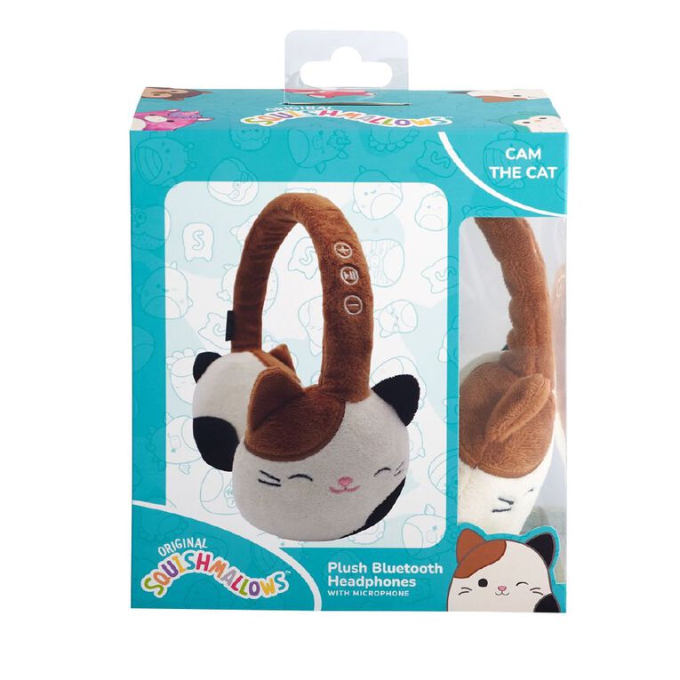 Squishmallows Plush Bluetooth Headphones Cam The Cat, , hi-res
