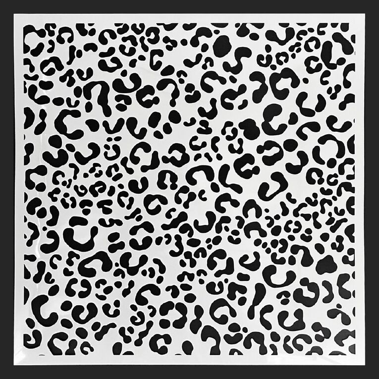 Uniti Stencils Animal Print 4 Set 12 inch, , hi-res