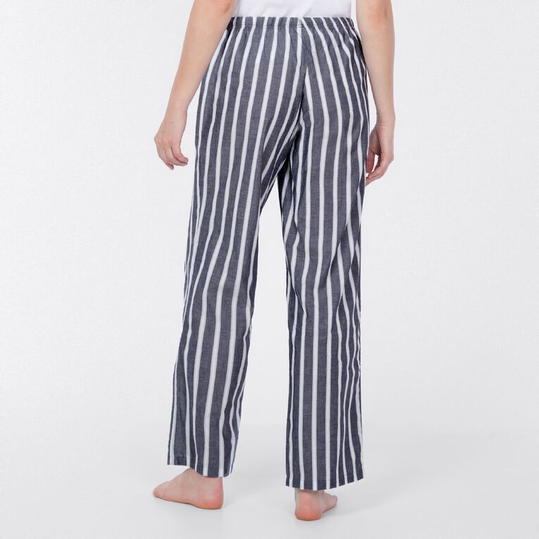 H&H Women's Woven Pyjama Pants, Blue Dark, hi-res