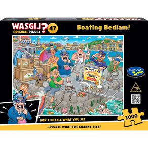 WASGIJ Original Boating Bedlam 1000 Piece Assorted