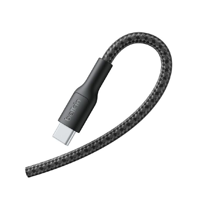 Belkin BoostCharge Pro USB-C Braided Cable Lightning Connector 2m Black, , hi-res