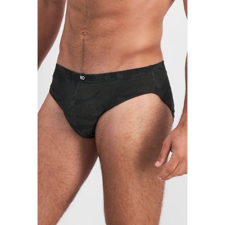 Rio Men's Hipster Briefs 7 Pack, Grey Mid, hi-res