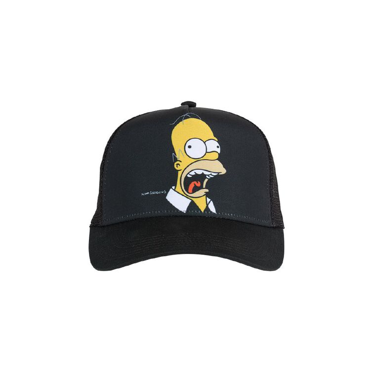 The Simpsons Men's Cap, Black, hi-res