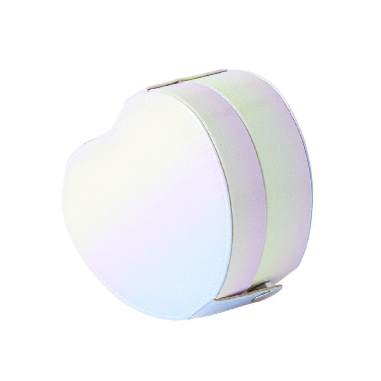 Living & Co Kids Rainbow Heart Shaped Jewellery Box, , hi-res