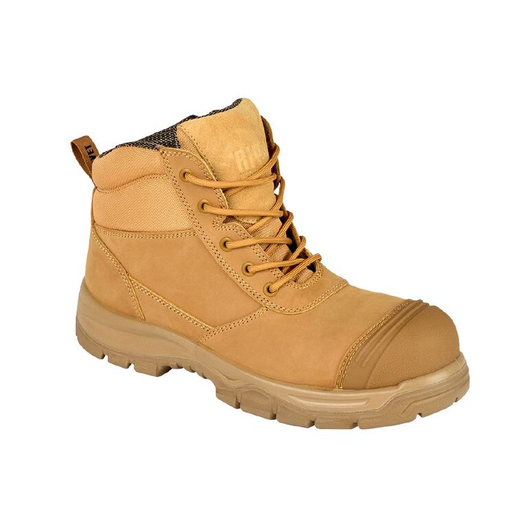 Rivet Men's Rogue Steel Toe Work Boots, Tan, hi-res