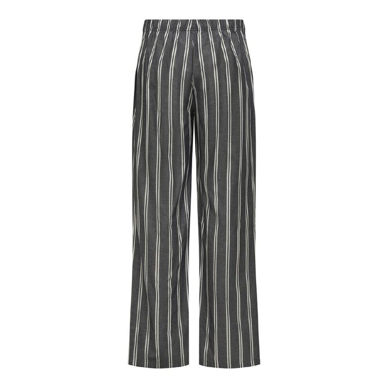 H&H Men's Cotton Woven Pyjama Pants, Blue Dark, hi-res