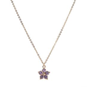 Young Original Kids' Diamante Necklace Flower