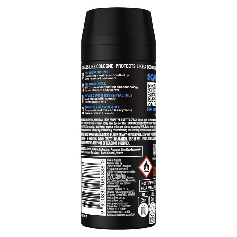 Lynx Deodorant Fine Fragrance Blue Lavender 150ml, , hi-res