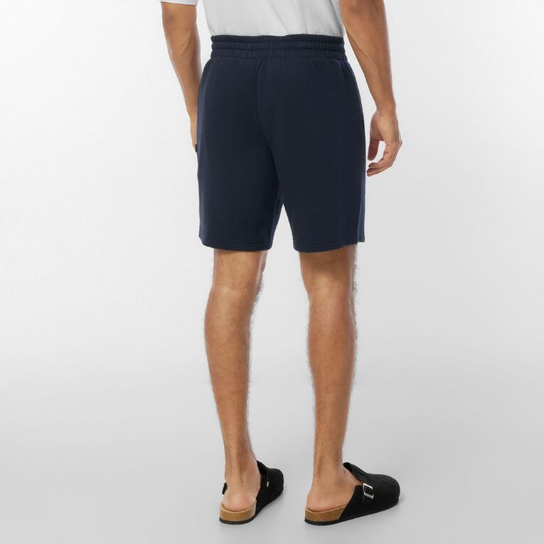 H&H Men's Plain Knit Shorts, Blue Dark, hi-res