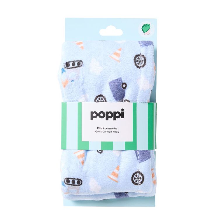 Poppi Kids' Hairwrap Towel Truck, , hi-res