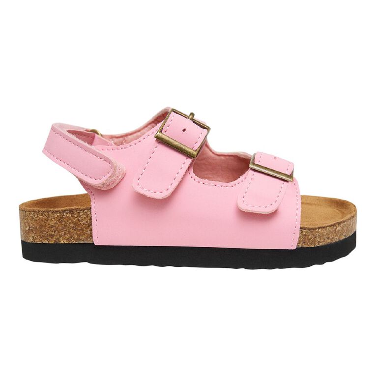 Young Original Junior Kid's Recife Back Strap Sandals, Pink Mid, hi-res
