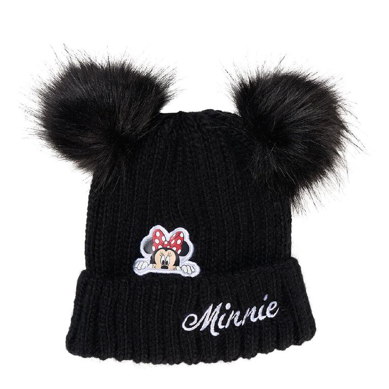 Minnie Mouse Kids' Beanie Black The Warehouse