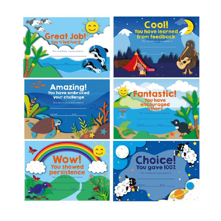 Learning Toolbox Reward Certificates Sheep 30 Pieces A5, , hi-res