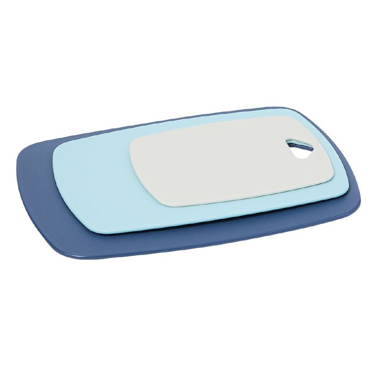 Living & Co Everyday Chopping Boards Blue 3 Piece, , hi-res