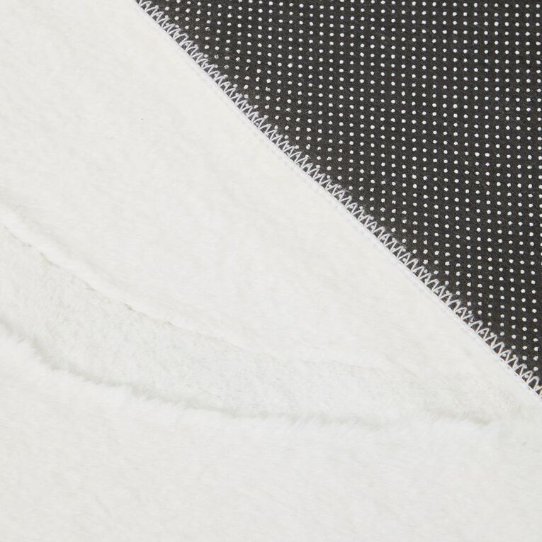 Living & Co Rug Sherpa Swirl Cream 160cm x 230cm, , hi-res