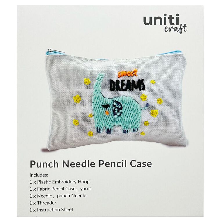 Uniti Punch Needle Pencil Case, , hi-res